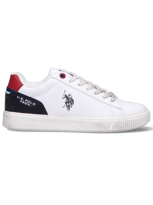 U.S. POLO Assn. Sneaker in ecopelle U.S. POLO | TYMES008ECOWHI-DBL06